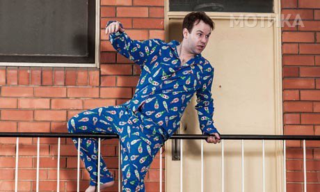 mike birbiglia sleepwalking out of the window