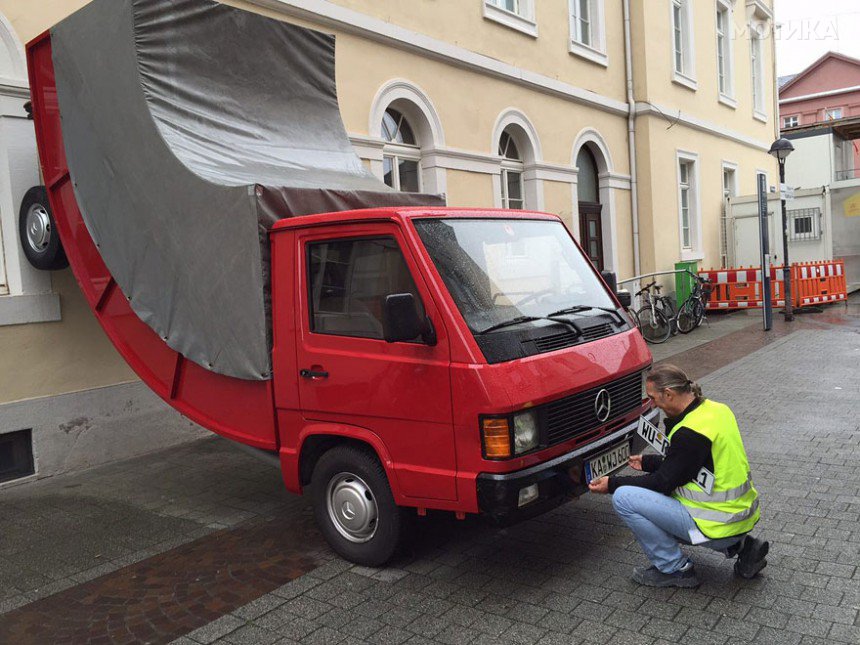 bent-truck-parking-ticket-germany-Erwin-Wurm-7