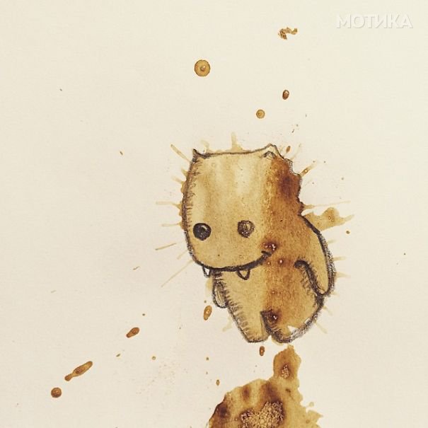 I-draw-coffee-monsters-from-random-coffee-stains.2__605