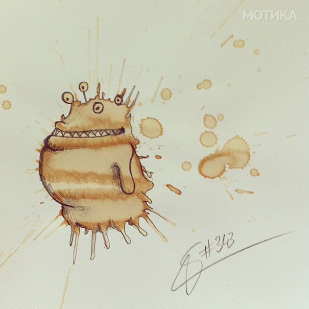 I-draw-coffee-monsters-from-random-coffee-stains.7__605