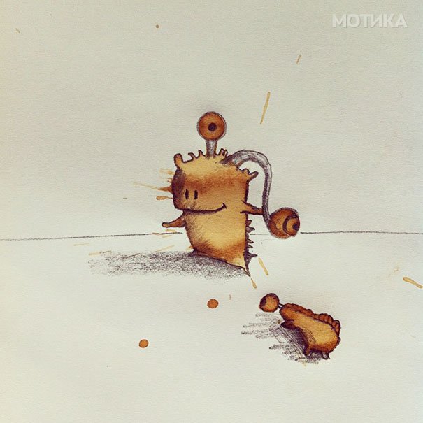 I-draw-coffee-monsters-from-random-coffee-stains.8__605